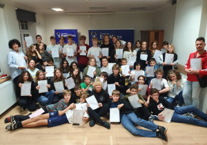 Uczennice i uczniowie klasy IC i IG na warsztatach językowych „Euroweek – Szkoła Liderów” w Kotlinie Kłodzkiej