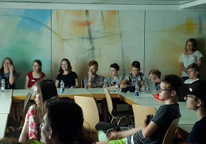Licealiści biorą udział w warsztatach eTwinning z udziałem niemieckich uczniów