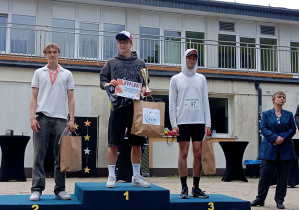 Zwycięzcy na podium