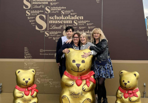 Opiekunowie wycieczki - Muzeum Czekolady Lindt