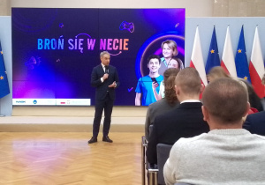 Przemawia wicepremier i minister cyfryzacji Krzysztof Gawkowski