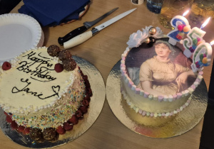 Torty na cześć Jane Austen przygotowane przez uczniów