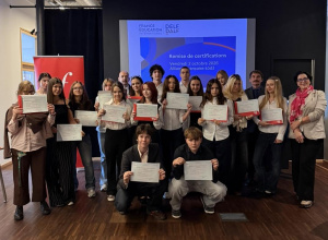 Uroczyste wręczenie dyplomów DELF