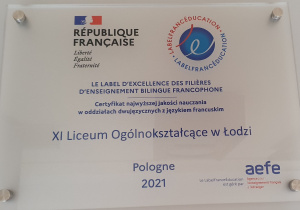 certyfikat LabelFrancEducation