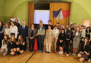 Uroczystość wręczenia certyfikatu LabelFrancEducation